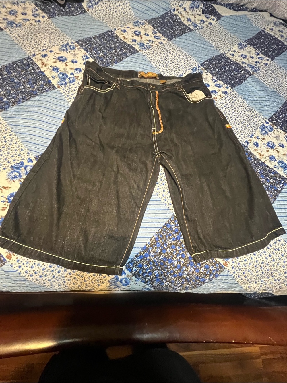 Vintage Evolution In Design Baggy Denim Shorts Y2K Size 42
